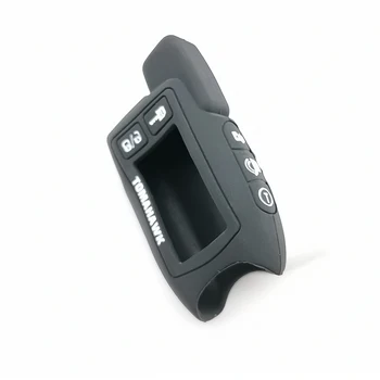 

TW 9.5 LCD Remote Silicone Key Fob Cover for Russian Version Tomahawk 9.5 two way car alarm system Tomahawk 9.9 Protect Shell
