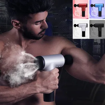 

Gym Fitness Equipment Massage Gun Muscle Relaxation Massager Vibration Gun Vibration for Body Training Weightlifting Exercises