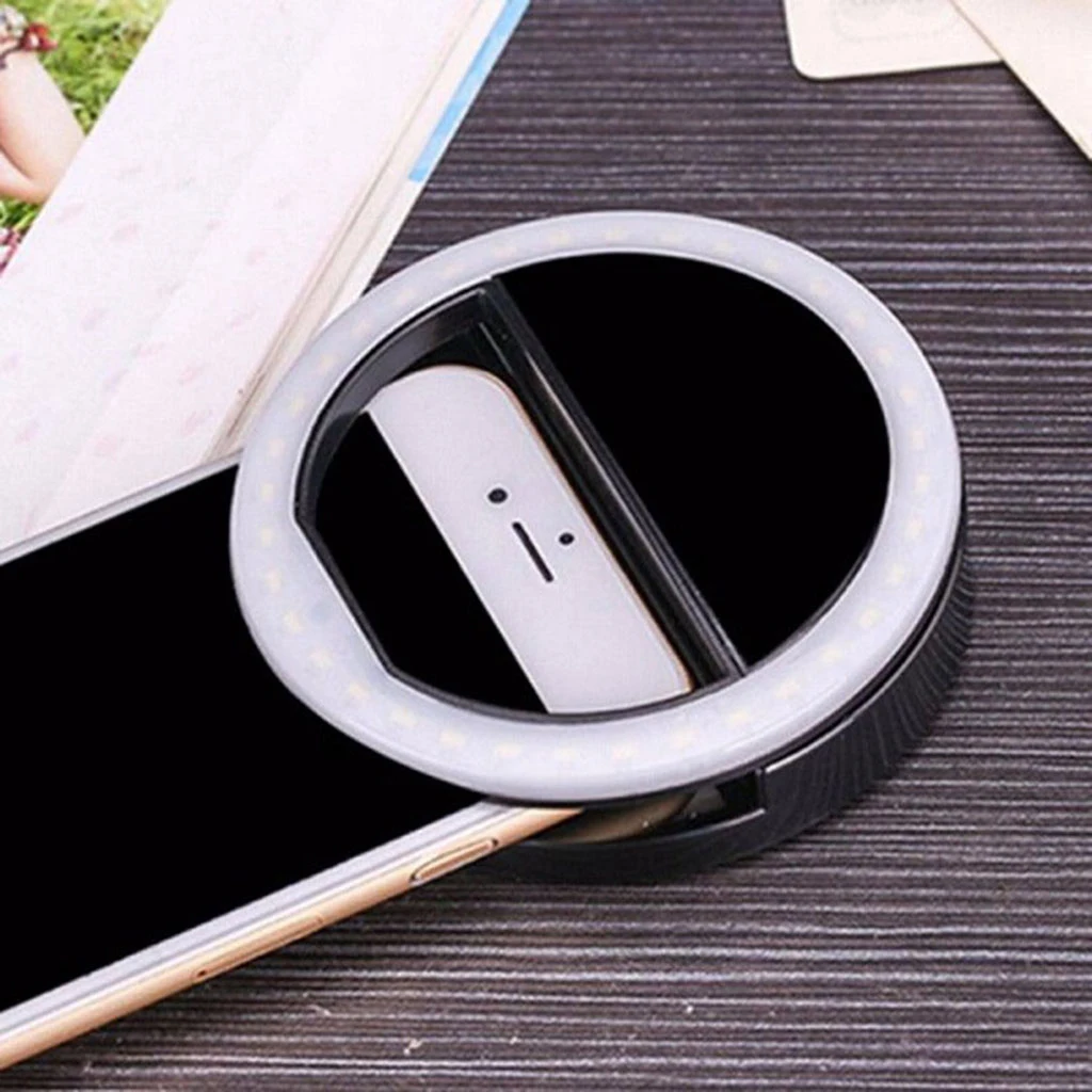 

Selfie Light Ring for iPhone Samsung Smartphone Portable Ringlight Camera Photography Ring Light Enhancing Night Video Light