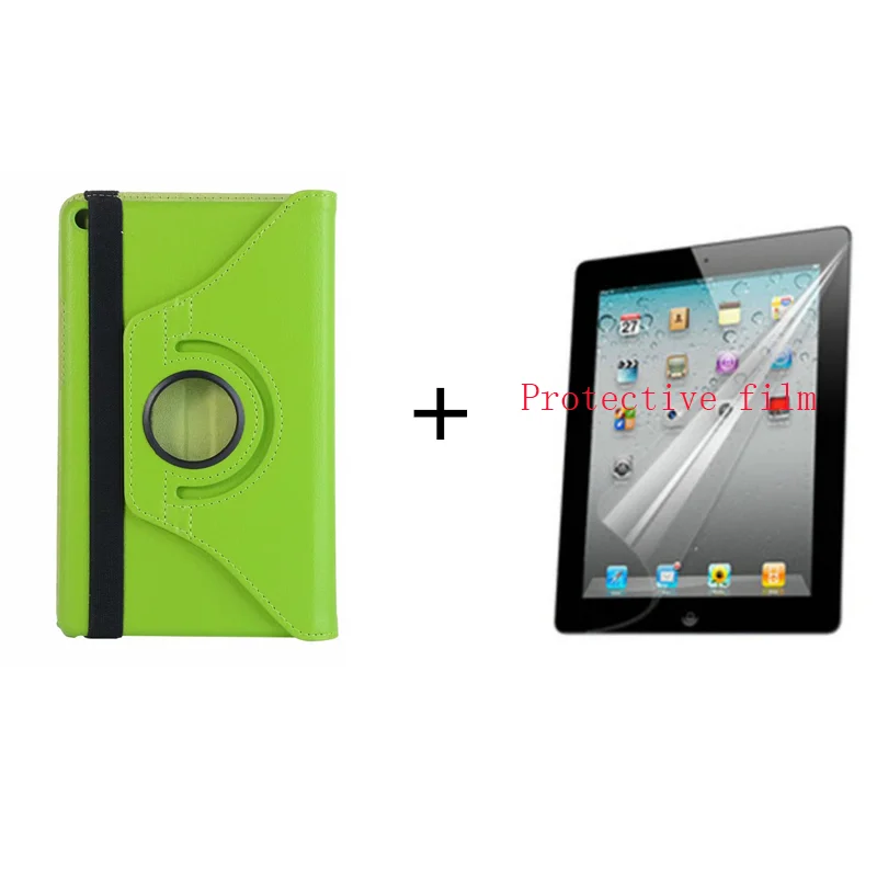 green and film Вращающийся на 360 градусов чехол для huawei MediaPad M5 8,4 SHT-W09 SHT-AL09 Складная подставка из искусственной кожи чехол для huawei M5 8,4 планшет+ ручка - Цвет: green and film