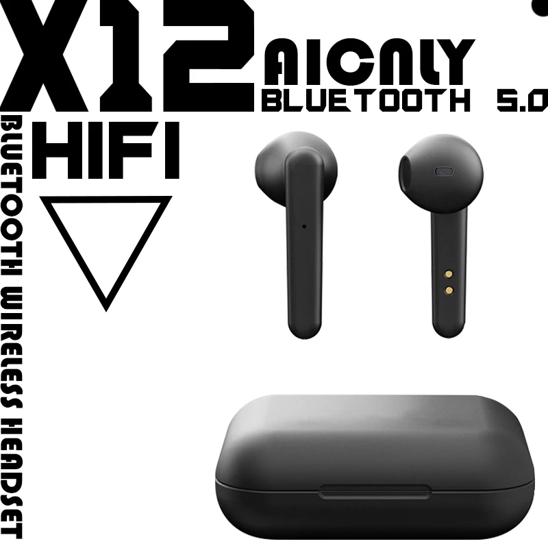 Tws bluetooth Беспроводные наушники с зарядным устройством HIFI 3D стерео с двойным микрофоном для iphone xiaomi pk спортивные наушники