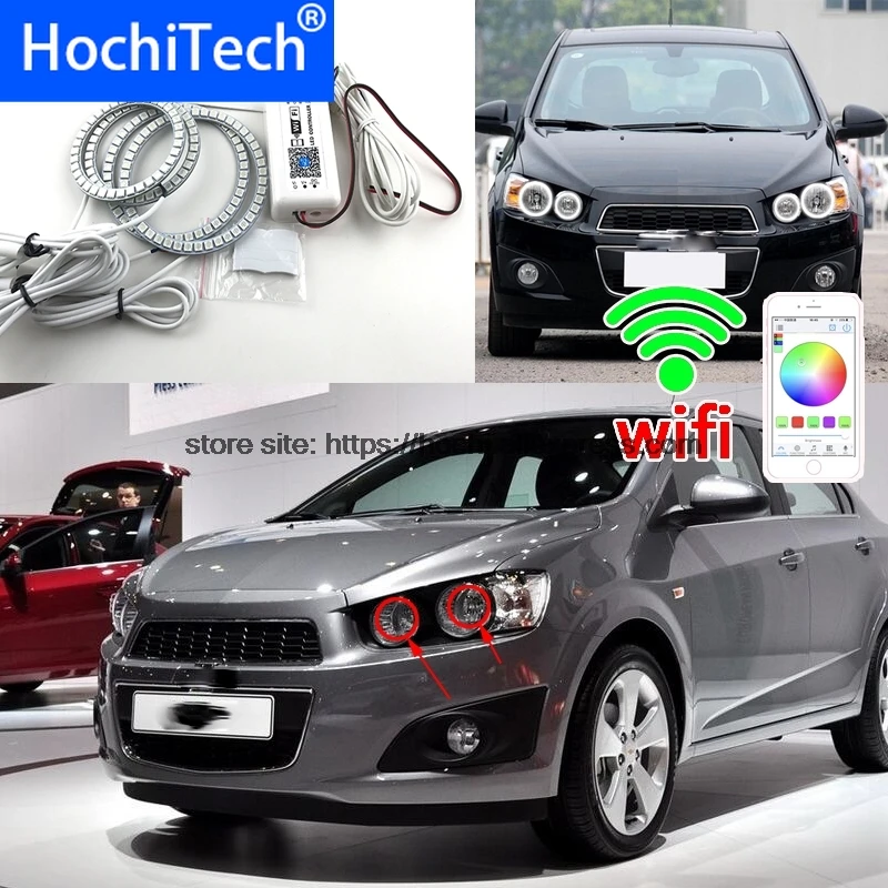 HochiTech отличный RGB многоцветный набор колец halo автомобильный Стайлинг для