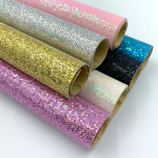 Xadrez fosco glitter vinil tecido de couro sintético brilho diy artesanato  broche de cabelo arcos presente brinco artesanal decoração - AliExpress