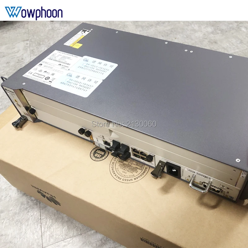 Huawei MA5608T GPON OLT с 1* MCUD 1G+ 1* MPWC DC плата питания, MA5608T Оптический линейный терминал