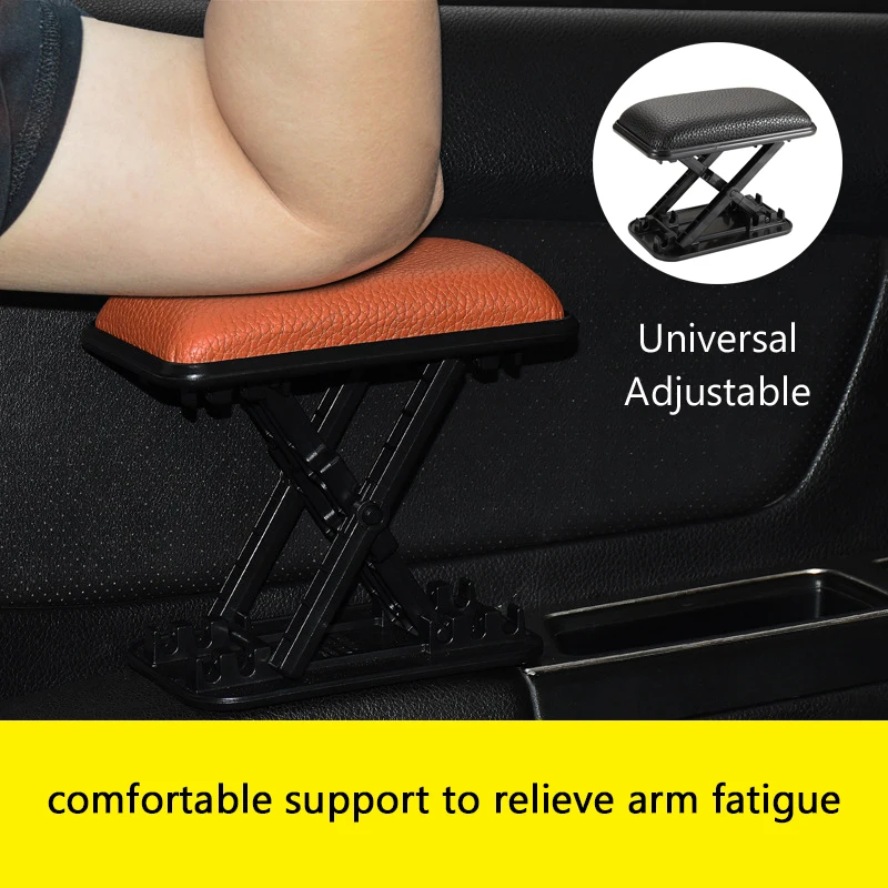 

Car Armrest Universal Increased Armrest for Main Driving Door Anti-fatigue Adjustable Car Elbow Support Car Armrest Cushion Pad
