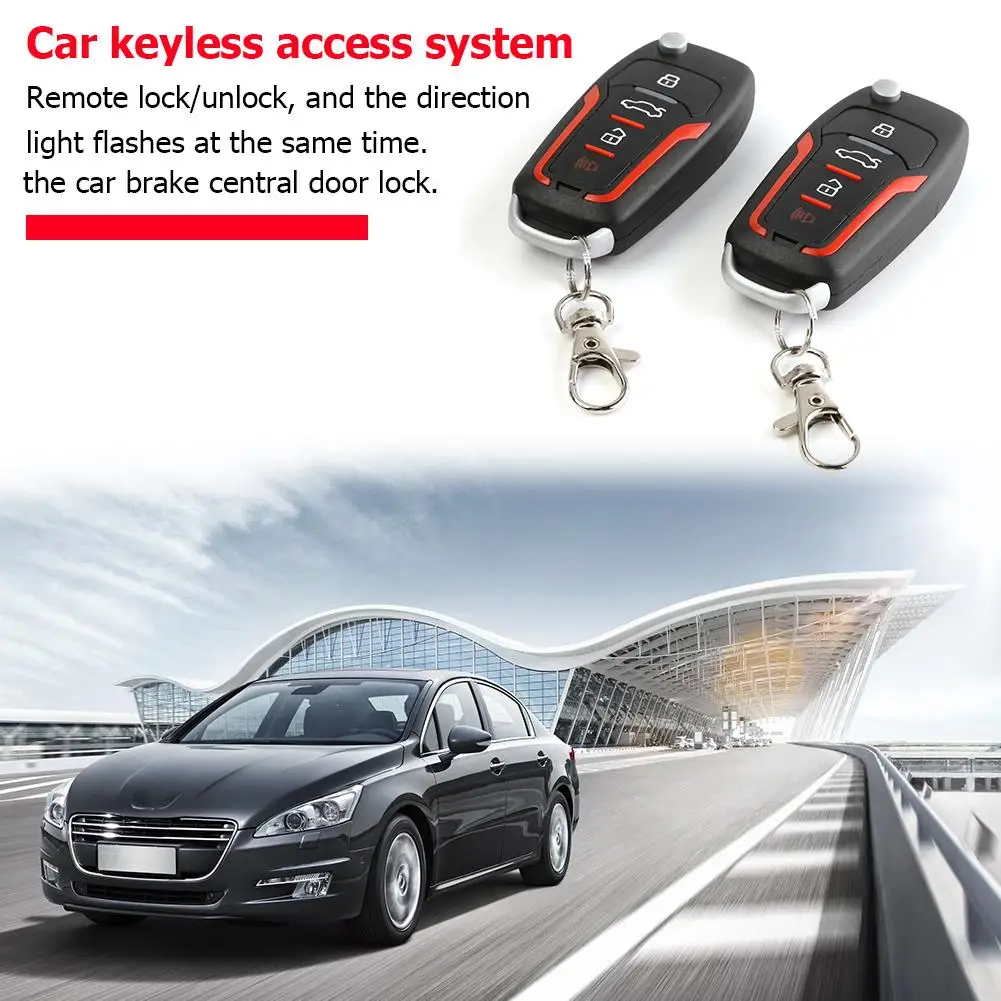 

CK013 Car Remote Central Door Lock All-plastic Waterproof One-piece Design Auto Keyless Alarm System Central Locking Kit