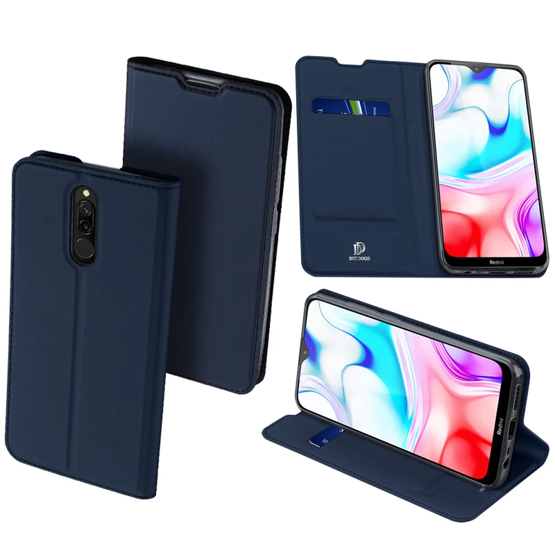 Xiaomi Redmi 8 чехол DUX DUCIS Touch из искусственной кожи чехол для Xiaomi Redmi 8 ультра тонкий противоударный флип-чехол для Xiaomi Redmi8