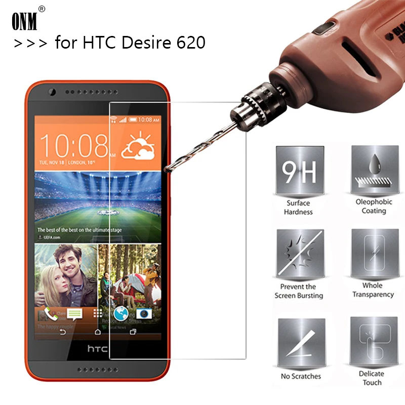 2.5D 0 26 мм 9H Премиум Закаленное стекло для HTC Desire 620 620G защита экрана закаленная