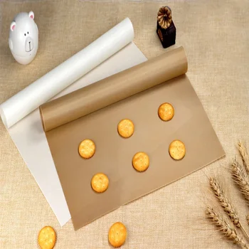 

Reusable Baking Mat Non Stick Baking Paper High Temperature Resistant Teflon Sheet Baking Oilpaper for Outdoor BBQ Baking Tools