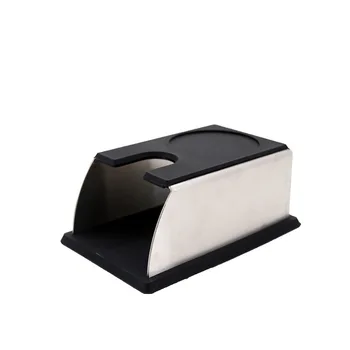 

Stainless Steel Silicone Espresso Coffee Tamper Stand Barista Tool Tamping Holder Rack Shelf Coffee Machine Tool Bar Utensils