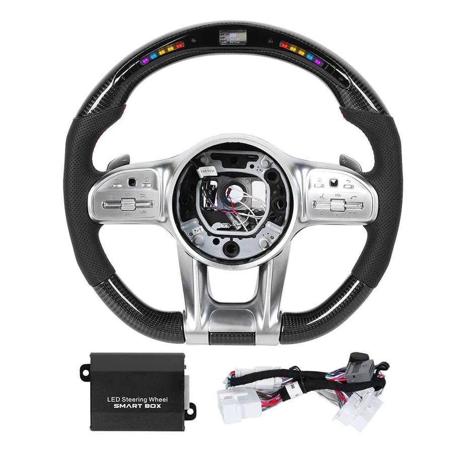 Steering Wheels For Amg Performance Carbon Fiber Led Race Digital Display Steering Wheel Fit For Mercedes Benz Steering Wheels Steering Wheel Hubs Aliexpress Steering Wheels For Amg Performance Carbon Fiber Led Race Digital Display Steering Wheel Fit For Mercedes Benz Steering Wheels Steering Wheel Hubs Aliexpress