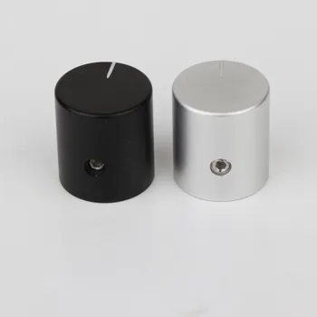 

Preffair 4* KN2022 Knurled 100% Full Aluminum Potentiometer Volume Knobs Amplifier Amp Effect Pedal Knobs Silver for 6mm Dia Knu