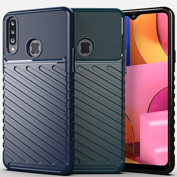 

30pcs/lot For Samsung Galaxy A10 A10E A10S Thunder Series Shockproof Armor Rubber TPU Case For Samsung Galaxy A20 A20E A20S