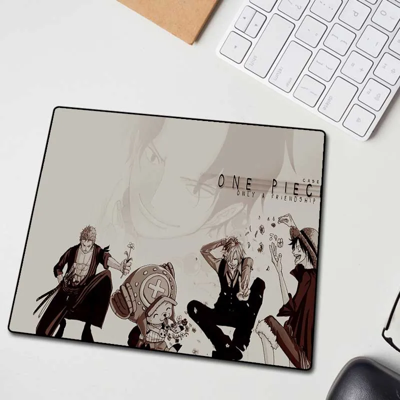 XGZ Large Mouse Pad Black Lock Edge Anime One Piece Office Computer Custom Desk Mat Natural Rubber 