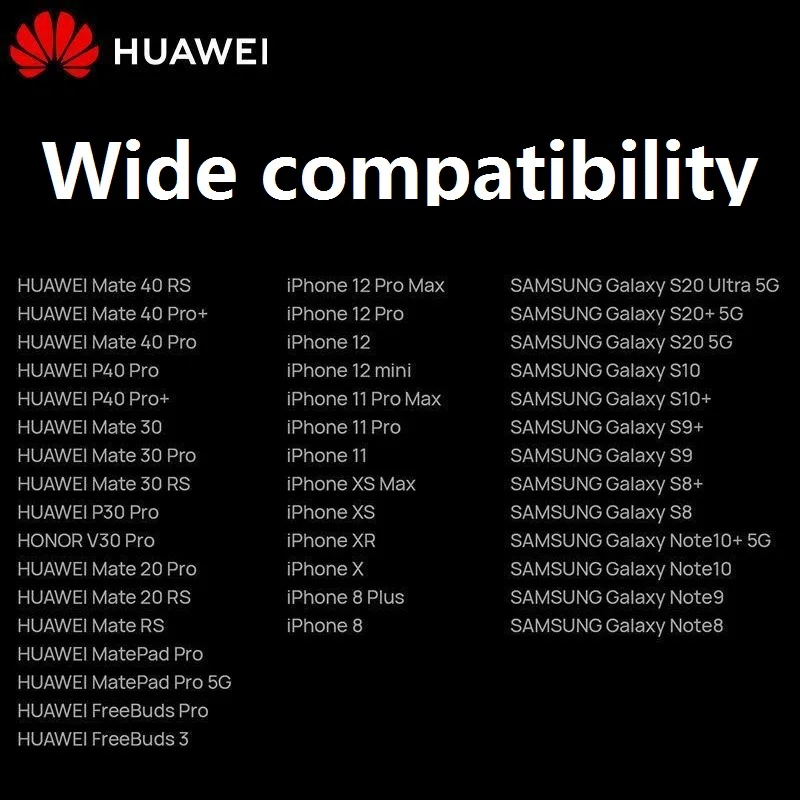 Беспроводное зарядное устройство Huawei 50 Вт CP62R SuperCharge для Mate40 Pro Mate30 + RS P40pro P30Pro Matepad