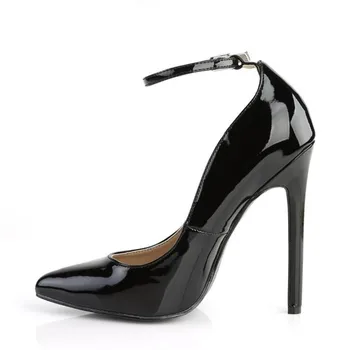 

BBZAI New pattern High Quality fashion Women shoes 13cm Thin Heels Pointed Toe Nightclub Shallow Spring/Autumn 34-45 46