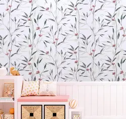 Peel and Stick Floral Contact Paper Leaf Floral Rustic Wallpaper Self Adhesive Removable Wall Stickers for Wall Art Decor