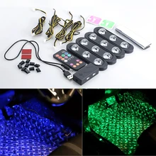Led Car Foot Ambient Light With USB socket Backlight Decorative Atmosphere Lights for Mercedes Benz W204 W211 W203 W210 W205