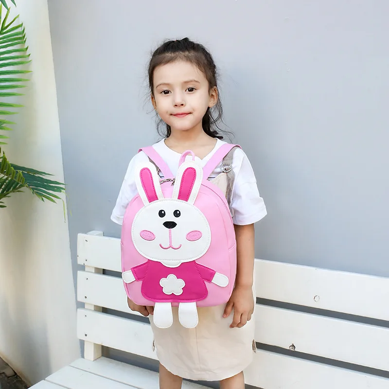 

2020 Spring And Summer Cartoon Children Backpack CHILDREN'S Students Burden Relieving Backpack Men And Women Children Big Ears R