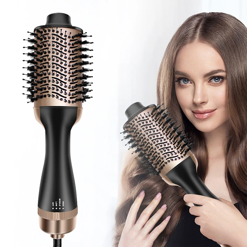 Elektrikli Sac Kurutma Makinesi Fon Makinesi Sac Masasi Doner Firca Sac Kurutma Makinesi Hairstyling Araclari Profesyonel 2 In 1 Sac Sekillendirici Araci Hot Air Brushes Aliexpress