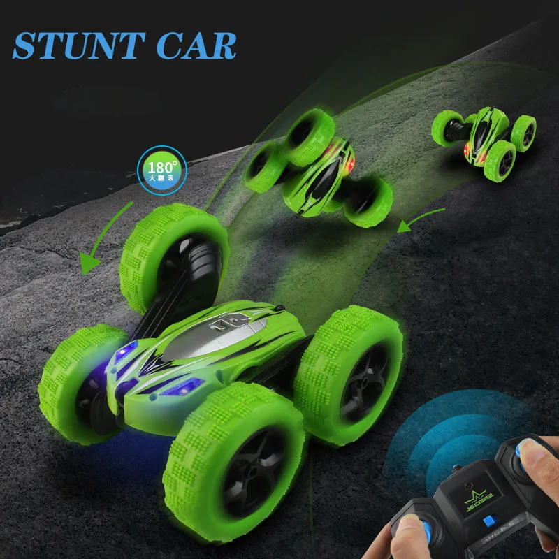

RC Car Remote Control Toy Car With 2.4G 4CH Stunt Drift Deformation Buggy Rock Crawler Roll Car Flip Kids Robot Toys for Gifts