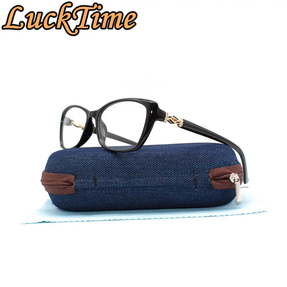 

LuckTime Pretty Decoration Glasses Frame Women Fashion Myopia Glasses Lady Eye Frame Lucky Time Women Eyeglasses frames #1914