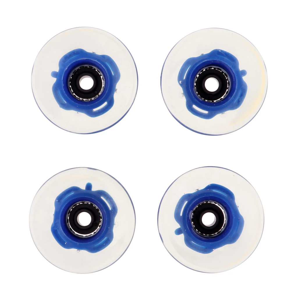 4pcs 60mm Flashing Roller Light Up Flash Skateboard Longboard Wheels 78A with Bearing Core Glow at Night 5 color