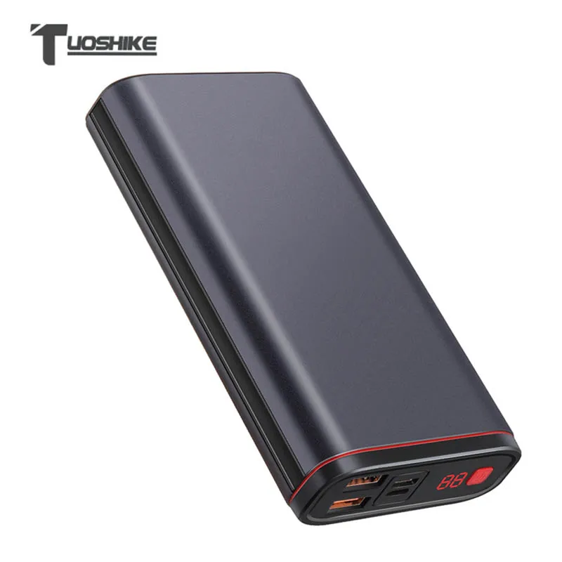 20000mAh power Bank Быстрая зарядка для Iphone PD QC3.0 светодиодный дисплей Внешняя батарея зарядное устройство для Xiaomi samsung power bank