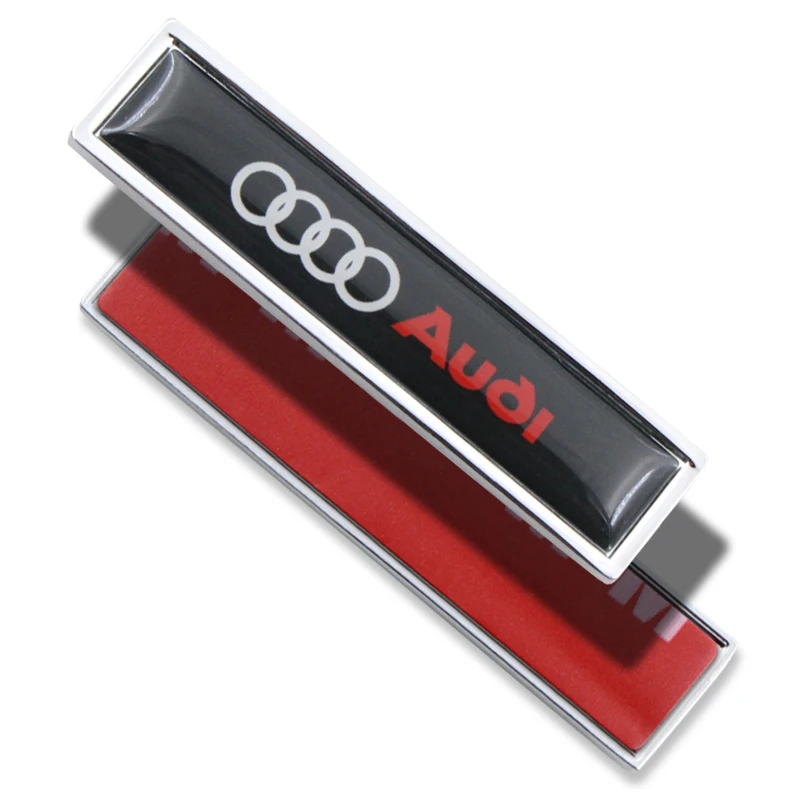 2 шт. для Audi b5 b6 b7 b8 A3 A4 A4L A5 A6 A6L C5 C6 RS4 RS5 Q3 Q5 Q7 TT наклейка на кузов автомобиля металла марки укладки автомобильные аксессуары
