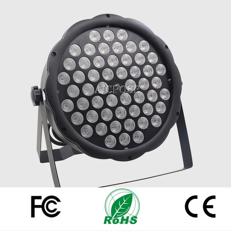 Светодиодный контроллер DMX512 Par Light 8 шт./лот 54X3W RGBW оборудование для дискотеки
