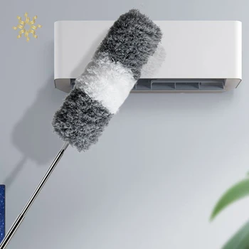 

Retractable Microfiber Brush Dust Brush Clean Brush Anti Dusting Brush Home Cleaning Tools 250cm Large Washable Duster NEW K802