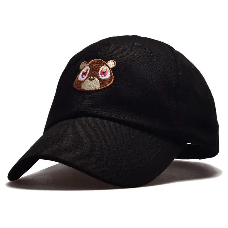 Бейсболка Kanye West Ye Bear из 100% хлопка для мужчин и женщин милый мультяшный головной