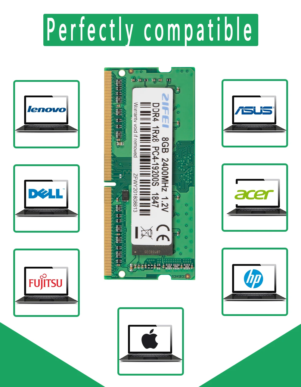 8 ГБ DDR4 Оперативная память 2666/2400/2133 МГц 260PIN 1,2 V 1R* 8 SODIMM памяти для ноутбука