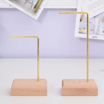 

Jewelry Stand Pendant Earrings Organizer Storage Tray Showcase Display Jewelry Holder with Detachable Stand