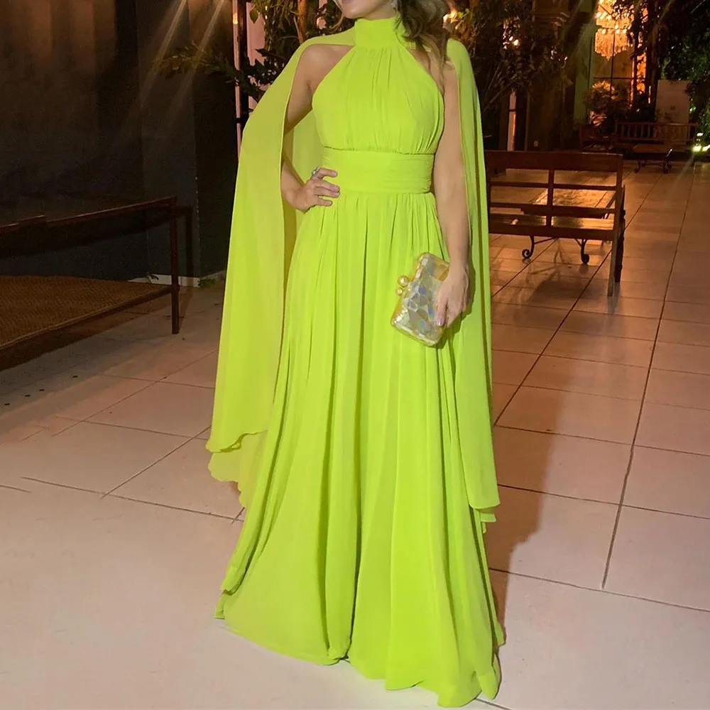 

Women's Elegant Prom Party Dresses Colak Sleeve Aline Spring Maxi Long Dress Office Robe Ladies vestidos de fiesta de noche