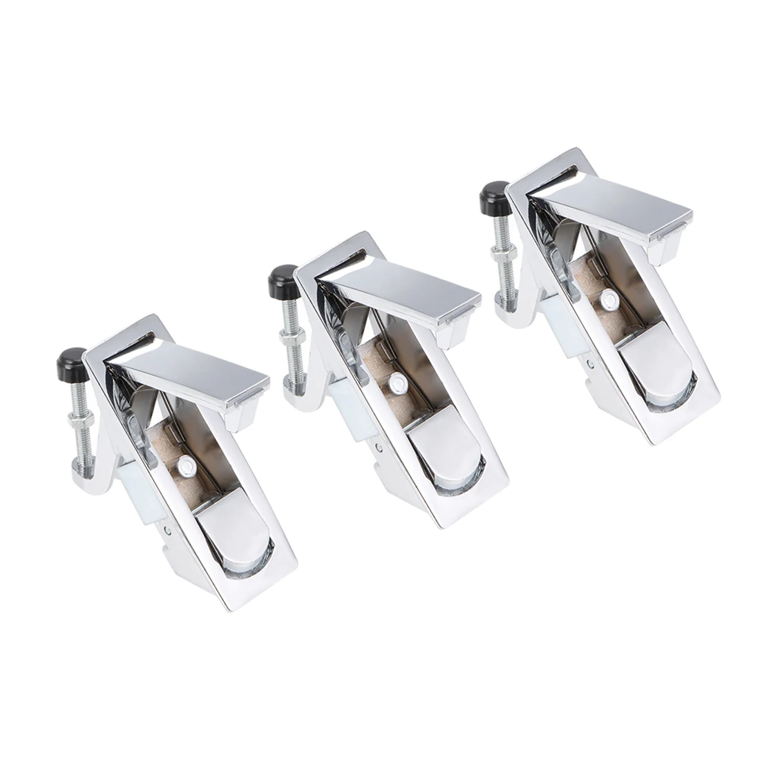 

uxcell 3pcs Electric Cabinet Panel Cam Lock Push Button Pop Up Door Lock Keyless 606-2 for Telecom Cabinets Cash Registers