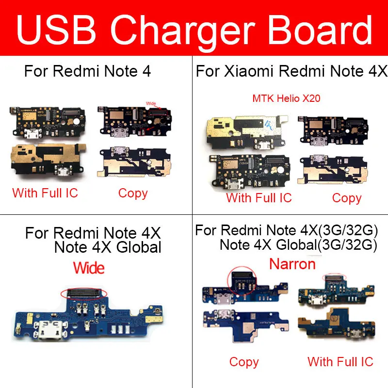 Micro USB разъем для зарядки Xiaomi Redmi Note 4x x20 4 зарядное устройство + микрофонные