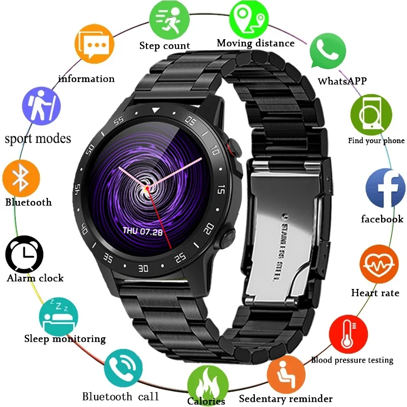 2021 GPS Smart Watch Men IP67 Waterproof Compass Barometer Altitude