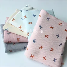 Хлопковая и льняной креп, двухслойная детская одежда, штаны, пижамная ткань