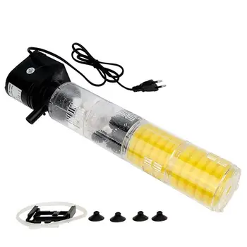 

1Pc Aquarium Fish Tank Filter Pump Internal Filter Sponges Multifunction Submersible Pump Built-in Purifier Oxygenated EU Plug