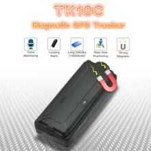 4G Магнитный LTE gps трекер для транспортного средства TK10C с батареей 10000 мАч Водонепроницаемая функция отслеживающее устройство добавить датчик отключения оповещения