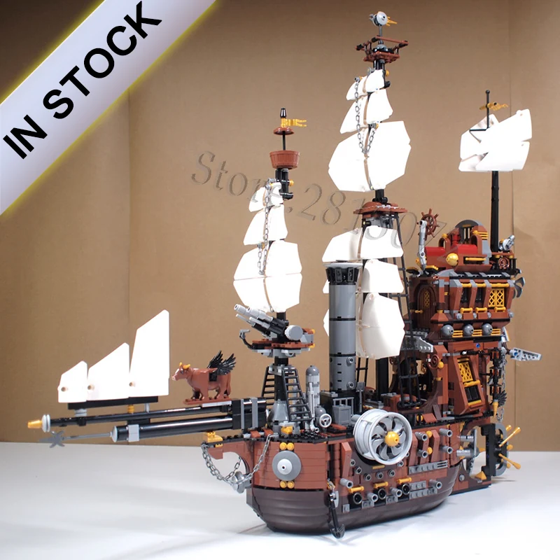 

The MetalBeard's Sea Cow Pirates of the Caribbean Ship In stock 16002 Ideas 2791Pcs 70810 Model Building Blocks Bricks Toys