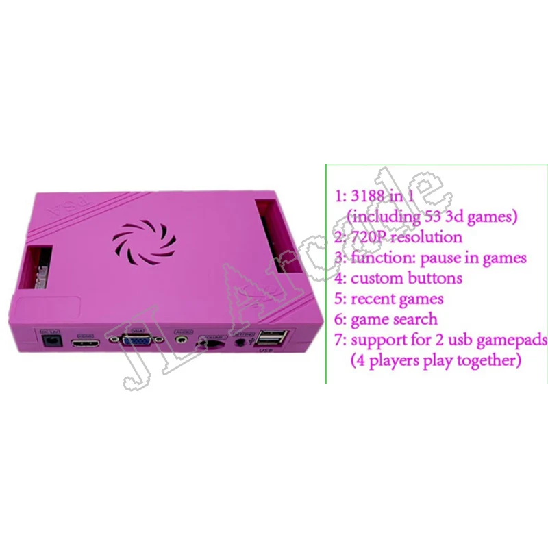 3188 в 1 Pandora Saga Box 12 семейная версия платы 40p аркадная плата для монет HD видео Jamma игры HDMI VGA FBA MAME материнская плата