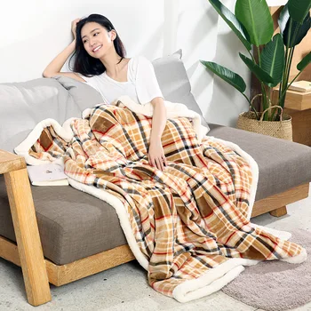 

SElune Luxury Quality Blanket Queen Size Fluffy Chunky Warm Throw Super Soft Spring Winter Bed Blanket