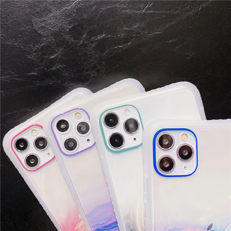 100Pcs/Lot Shockproof TPU Painting Case For iPhone
