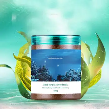 

New Seaweed Particle Face Mask Face Cleansing Shrink Pores Seaweed Cleansing Moisturizing Oil-control Face Mask Skin Care