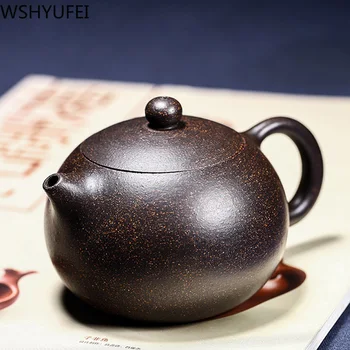 

Yixing teapot purple clay xishi tea pot beauty kettle handmade Tea set Tie Guanyin teaware Authentic Tea ceremony supplies 170ml