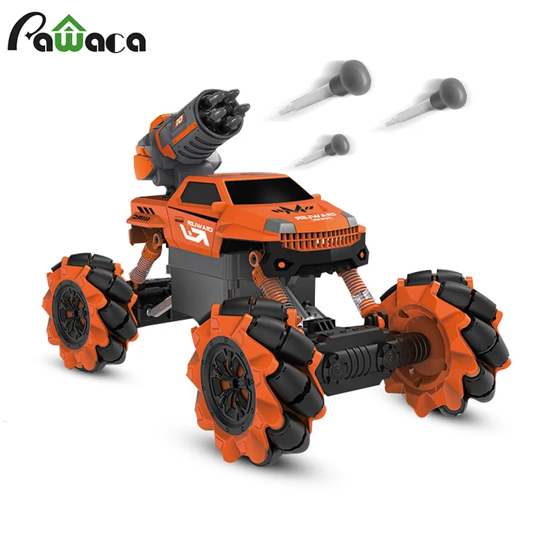 

6 Pcs Set Multi-function Remote Control Drift Car Magnetic Conversion Bubble Water-jet Missile Four-wheel Drive Climbing Car Toy