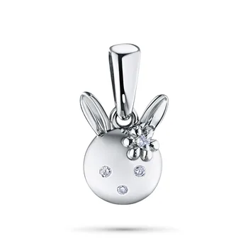 

Pendant made of white gold with diamonds e0901pd04202766