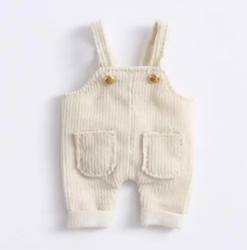 beige bib pant Новинка, 7 цветов, OB11 bjd, Одежда для куклы, комбинезон, штаны/футболка для ob11, obitsu11, Molly, 1/12 bjd, аксессуары для куклы - Цвет: beige bib pant